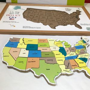Bản đồ nước Mỹ bằng gỗ