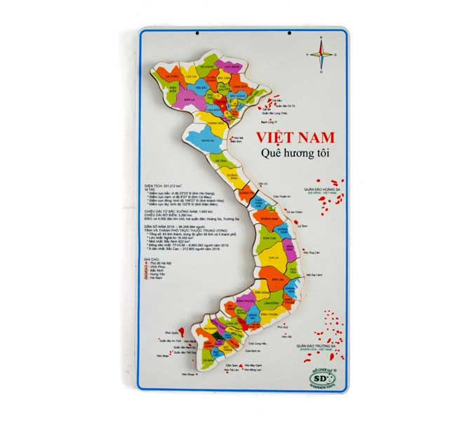 Các mẫu bản đồ Việt Nam và thế giới lắp ráp bằng gỗ hàng Việt Nam - 4