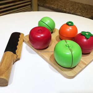 Đồ chơi cắt trái cây gỗ