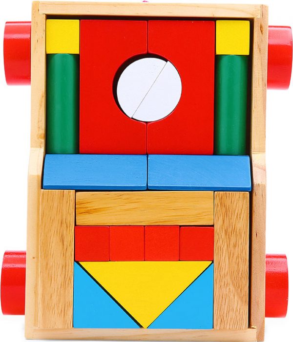 Bộ xếp hình 25 chi tiết đồ chơi gỗ
