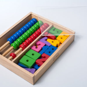 đồ chơi gỗ bảng tính montessori