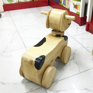 đồ chơi gỗ xe ngồi đẩy thăng bằng