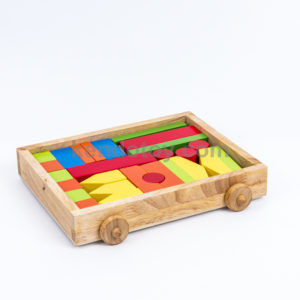 `đồ chơi gỗ block xây nhà cho bé