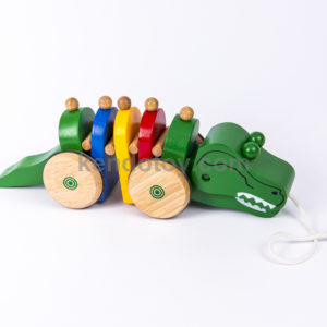 đồ chơi gỗ con cá sấu