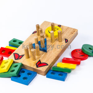 đồ chơi gỗ lắp ráp hình học
