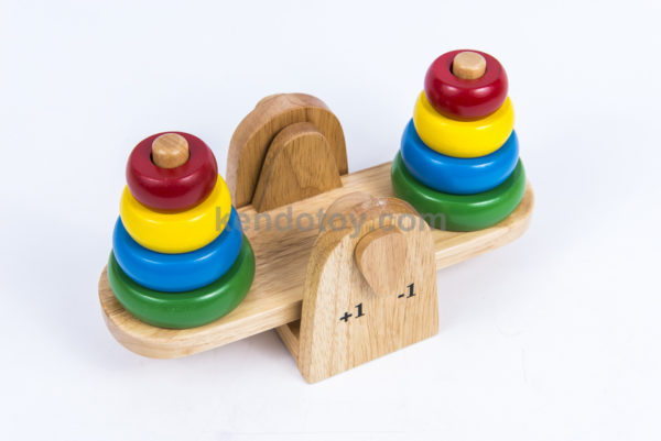 đồ chơi gỗ tháp cân