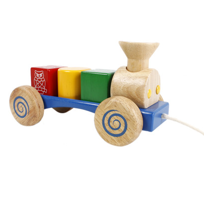 đồ chơi gỗ xe lửa nhỏ