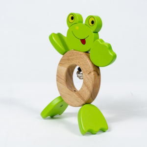 đồ chơi gỗ cho bé lắc con ếch