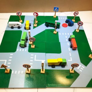 Bộ sa bàn giao thông đường bộ LỚN đầy đủ dụng cụ  đồ chơi giáo dục trẻ