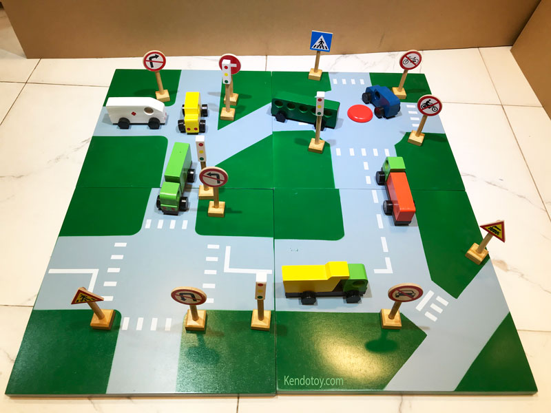 Mô hình sa bàn giao thông đường bộ size lớn đồ chơi giáo dục trẻ  YouTube