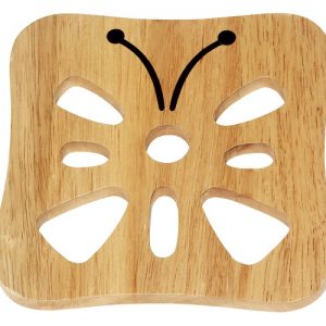 rế bằng gỗ hình bướm