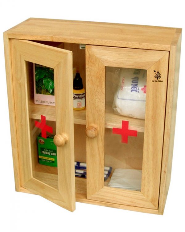 Tủ thuốc gia đình bằng gỗ