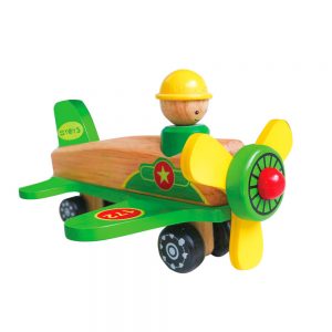 máy bay đồ chơi gỗ cho bé