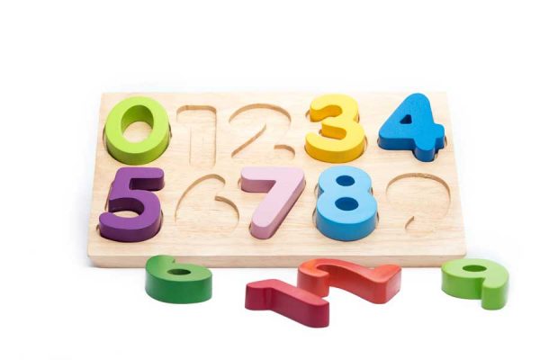 Đồ chơi gỗ thông minh bảng chữ số