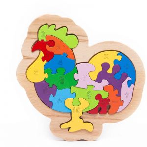 Tranh ghép hình puzzle animal gà trống