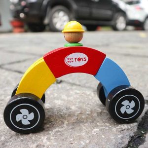 Xe đua biến hình đồ chơi gỗ