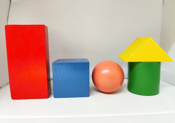 5 hình học cơ bản bằng gỗ