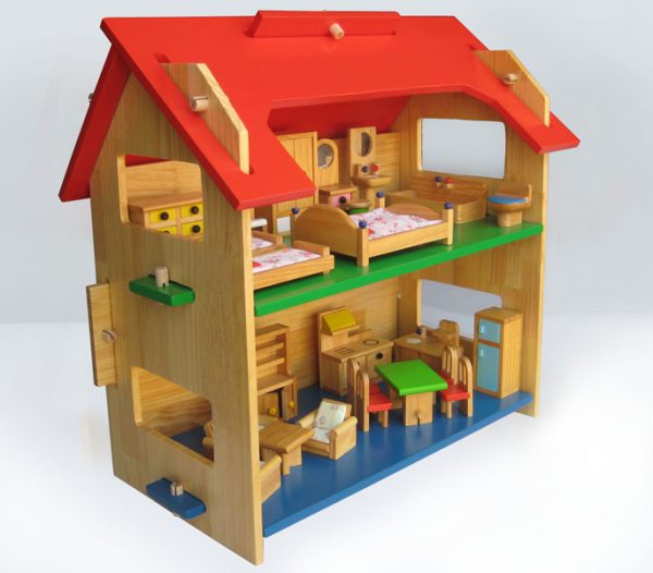 Nhà búp bê đồ chơi gỗ
