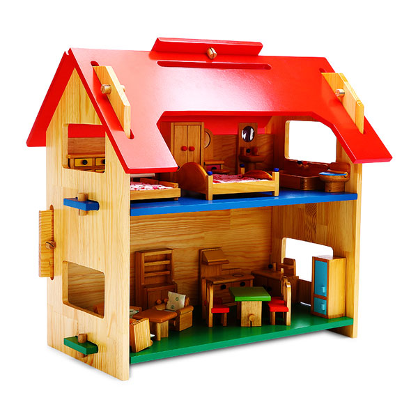 Nhà búp bê đồ chơi gỗ