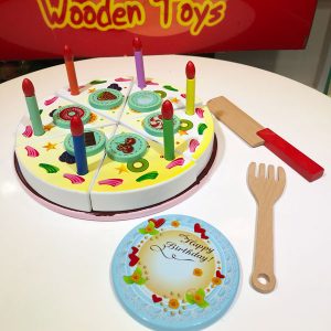 bánh kem sinh nhật đồ chơi gỗ
